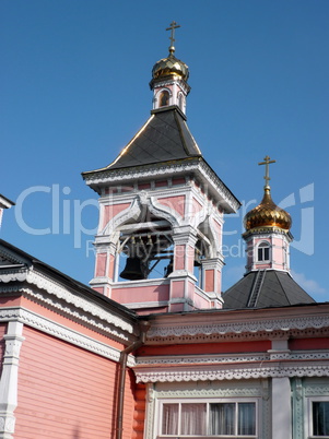 old wood temple bogorodskiy