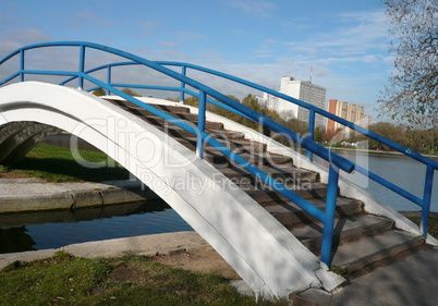 bridge over pond