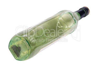 Wine Glasses bottle Isolated