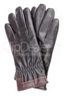 Leather Gloves Isolated