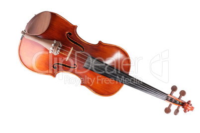 Red Violin Isolated