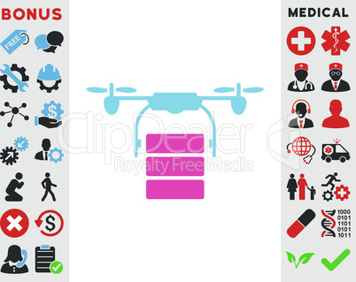 BiColor Pink-Blue--cargo drone.eps
