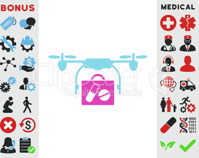 BiColor Pink-Blue--medical drone shipment.eps