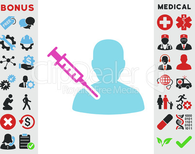 BiColor Pink-Blue--patient vaccination.eps