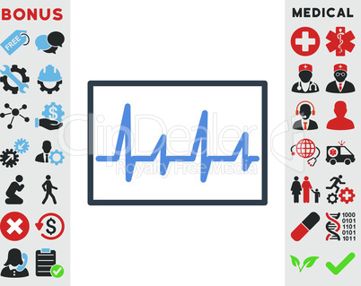 BiColor Smooth Blue--cardiogram.eps