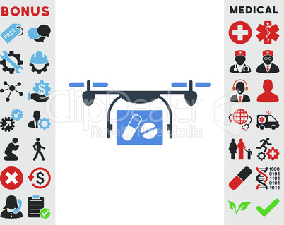 BiColor Smooth Blue--medical quadcopter.eps