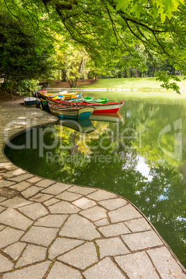 Lake and boats