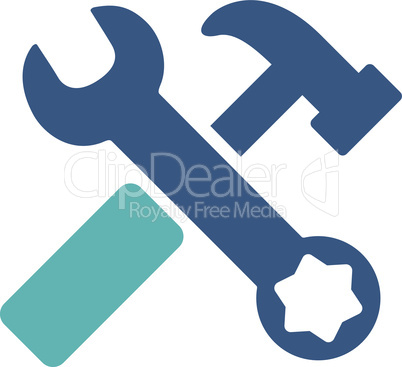BiColor Cyan-Blue--hammer and wrench v6.eps