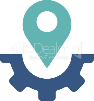 BiColor Cyan-Blue--service map marker.eps