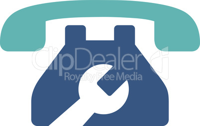 BiColor Cyan-Blue--service phone.eps