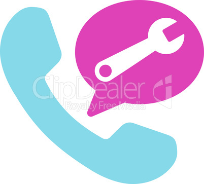 BiColor Pink-Blue--phone service message.eps