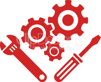 Red--mechanics tools.eps