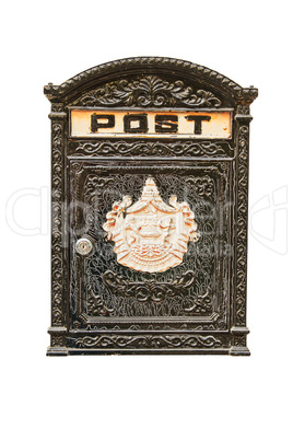 Beautiful old mailbox .