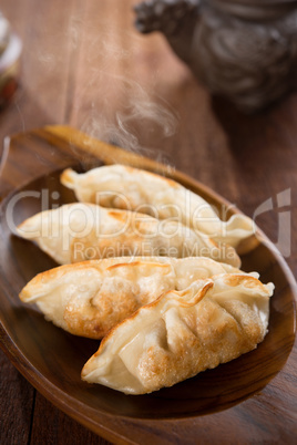 Fresh pan fried dumplings