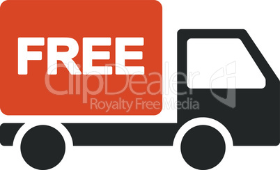 Bicolor Orange-Gray--free delivery.eps