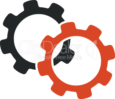 Bicolor Orange-Gray--gears.eps