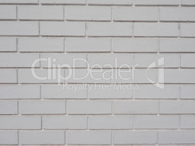 White brick wall background