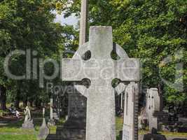 Tombs and crosses at goth cemetery