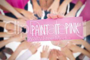 Paint it pink against oktoberfest graphics