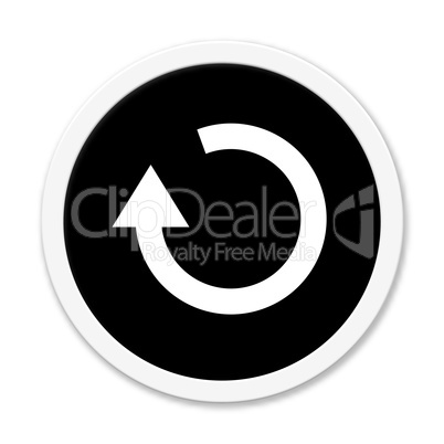 Button rund Update Symbol