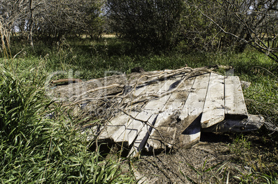 Pallet Covering an Old Well