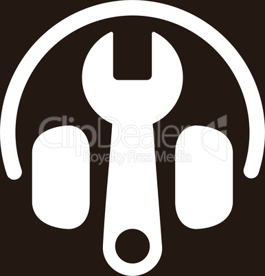 bg-Brown White--headphones tuning.eps