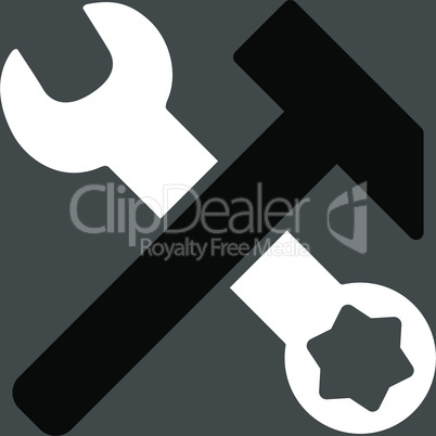 bg-Gray Bicolor Black-White--hammer and wrench v7.eps