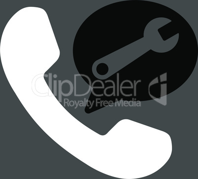 bg-Gray Bicolor Black-White--phone service message.eps
