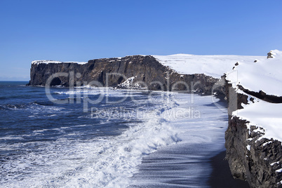 Peninsula Dyrhólaey in the south of Iceland