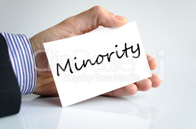 Minority text concept