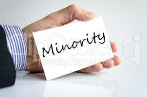 Minority text concept