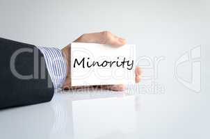 Minority text concept