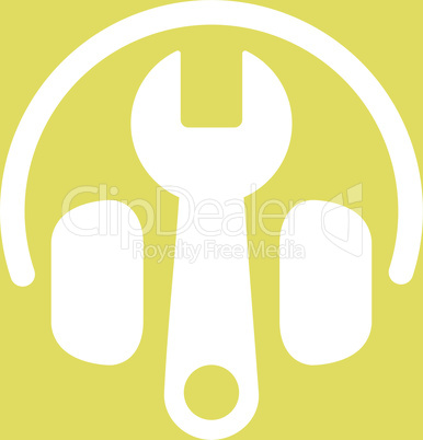 bg-Yellow White--headphones tuning.eps