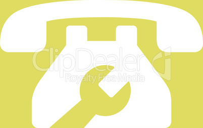 bg-Yellow White--service phone.eps
