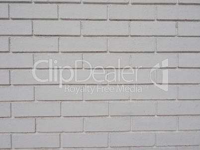 White brick wall background