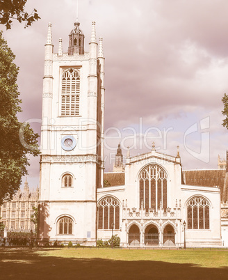 Retro looking St Margaret Church in London