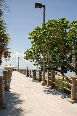 Pier Brücke im Fort de Soto Park