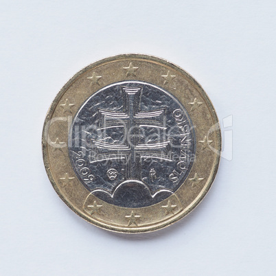 Slovenian 1 Euro coin