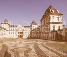 Retro looking Castello del Valentino in Turin