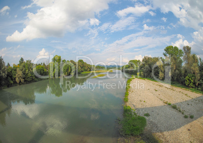 River Po in Settimo Torinese