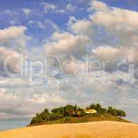 Fields in Tuscany