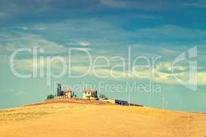 Fields in Tuscany