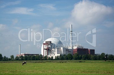 Kernkraftwerk Brokdorf, Schleswig-Holstein, Deutschland