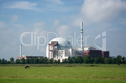 Kernkraftwerk Brokdorf, Schleswig-Holstein, Deutschland
