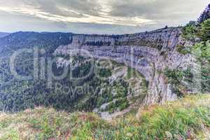 Creux-du-Van or Creux du Van rocky cirque, Neuchatel canton, Switzerland