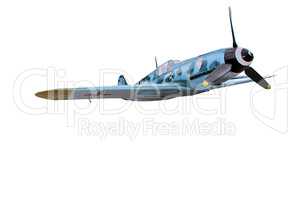 The military plane of times of Second World War Messerschmitt