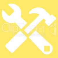 Hammer And Wrench Icon