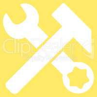 Hammer And Wrench Icon