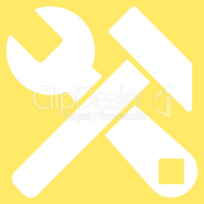 Hammer And Wrench Icon