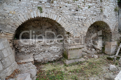 Stadtmauer von Porec, Kroatien